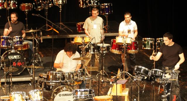 Барабанный концерт в Белграде