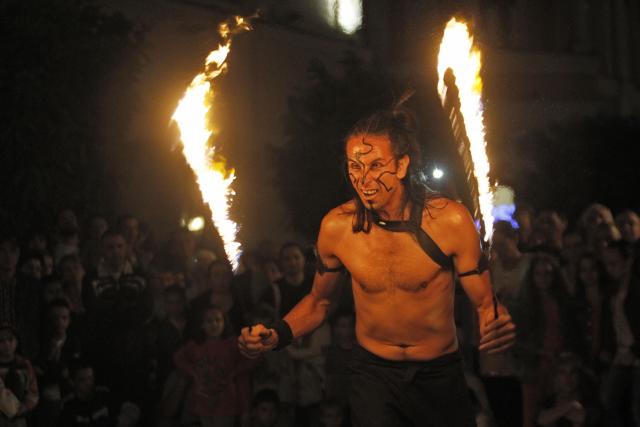 Фестиваль уличных музыкантов в Нови-Саде