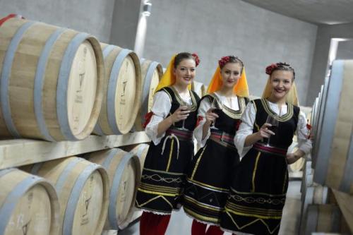 Открытие крупнейшего на Балканах частного винного погреба