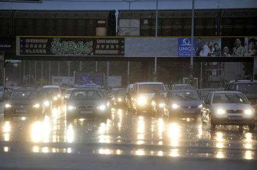 Дождливый день в Загребе