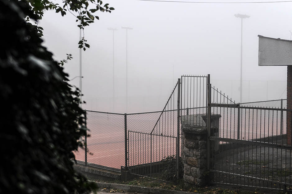 Октябрьское туманное утро в Белграде