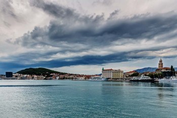 Циклон на побережье Хорватии