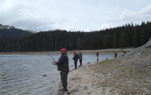 Открытие сезона рыбной ловли на Черном озере