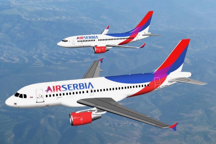 Самолеты авиакомпании Air Serbia. Фото: Cdm