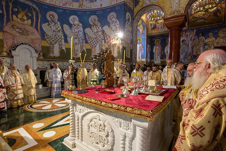 Освящение соборного храма Йована Владимира в Баре