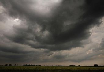 Дождливый день в сербском Нови-Саде