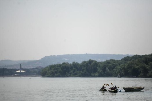 Соревнования на байдарках Blue Rowing в Белграде