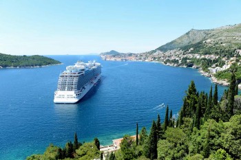 Самый большой лайнер в истории Дубровника
