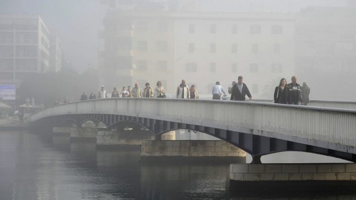 Туманный день в Задаре