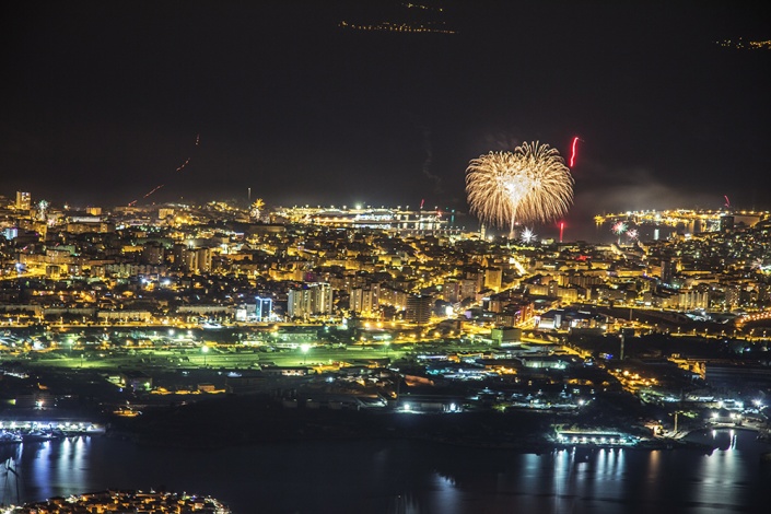 Сплит в новогоднюю ночь 31 декабря 2015 г.