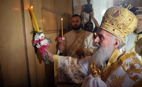 Пасхальные богослужения в Храме Святого Саввы в Белграде