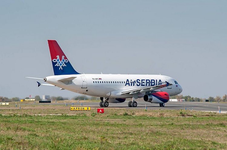 Самолет авиакомпании Air Serbia. Фото: Exyuaviation.com