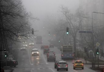 Туман в Сербии