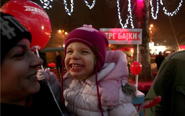 Открытие "Площади Сказок" в Белграде