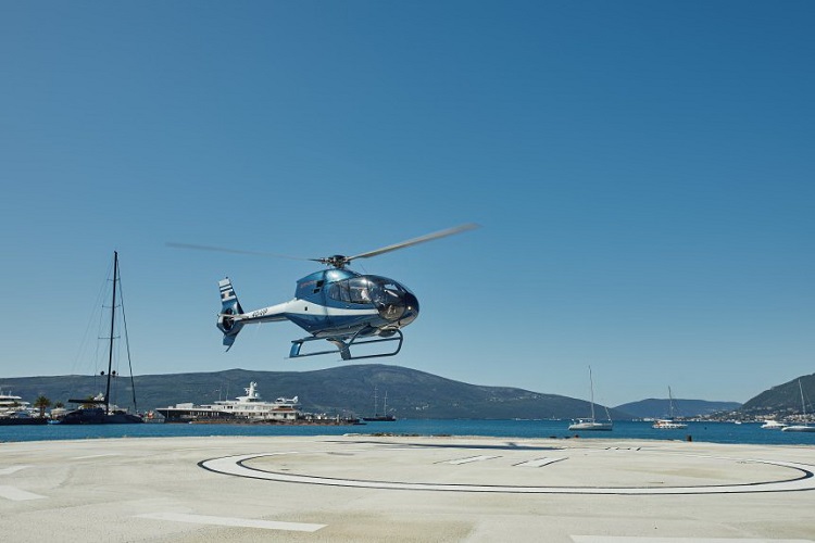 Вертолетная площадка в комплексе Porto Montenegro. Фото: Boka News