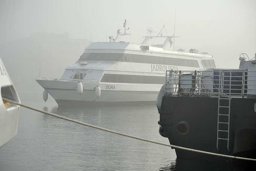 Туманный день в Задаре