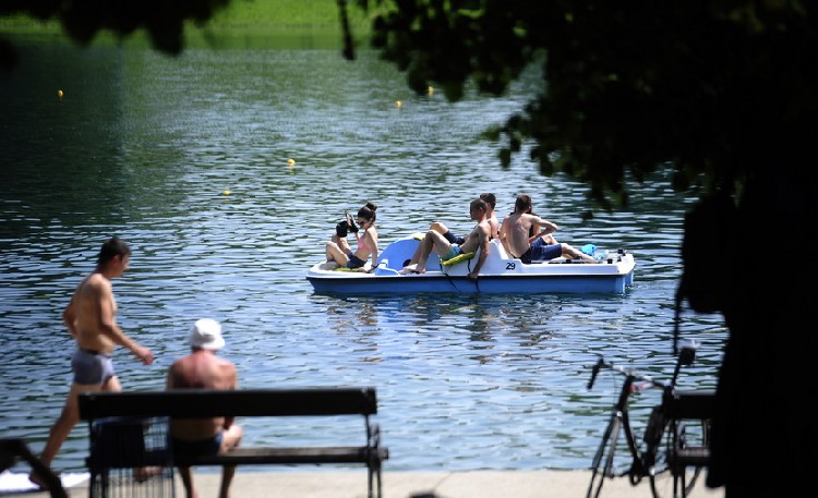 Ада-Циганлия в конце мая 2016 г.