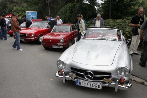 Выставка раритетных автомобилей в Белграде