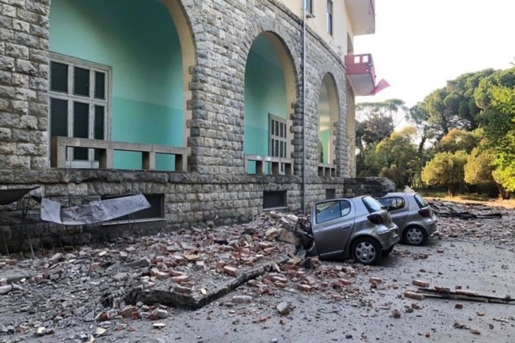 Последствия землетрясения в Албании. Фото: Twitter, isamyzyraj