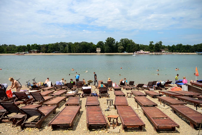 Пляж "Ада-Циганлия" в Белграде