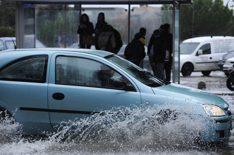 Ливень в Шибенике