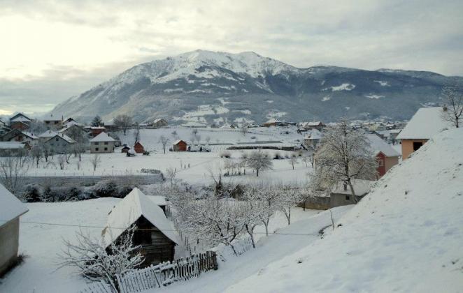 Черногорский внутренний регион Плав зимой