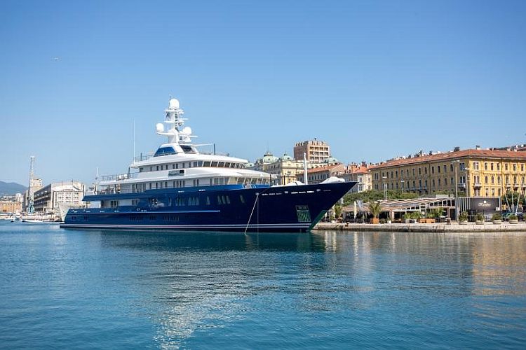 Яхта "Северная звезда" в хорватской Риеке