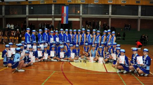 Конкурс мажореток Восточной Хорватии