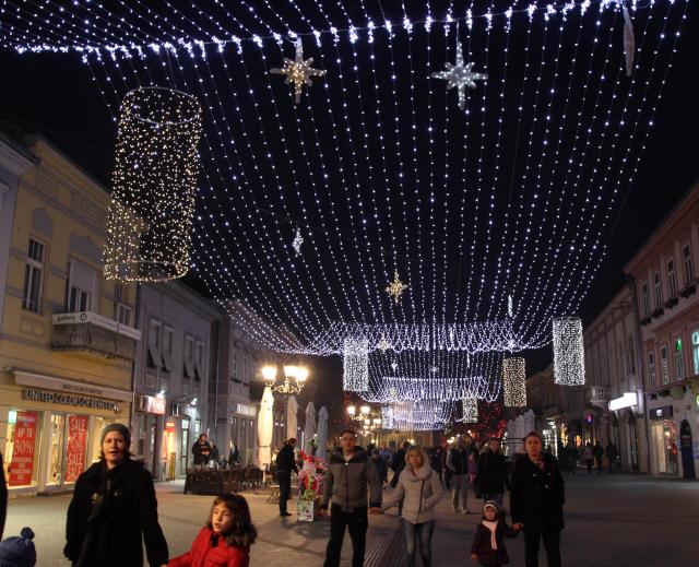 Новогодний стиль Нови-Сада