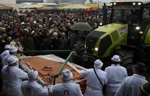 Фестиваль "Кобасицияда" в сербской Турии