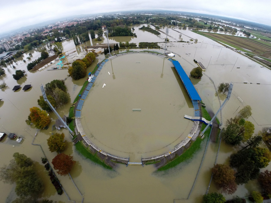 Хорватия: повышение уровня воды в реках Купа и Корана