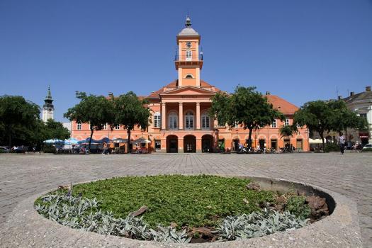 Солнечный день в сербском Сомборе