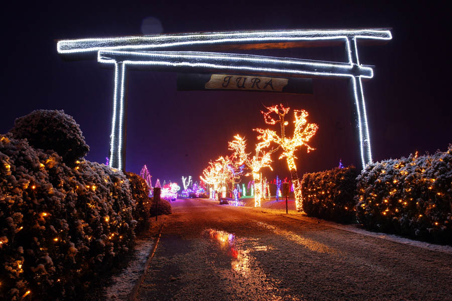 Рождественский парк в семейном отеле Салай в Грабовнице