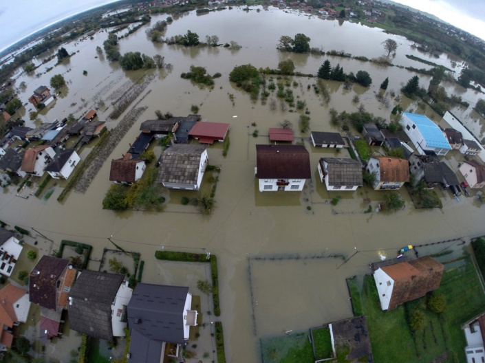 Хорватия: повышение уровня воды в реках Купа и Корана