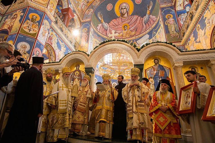 Освящение соборного храма Йована Владимира в Баре