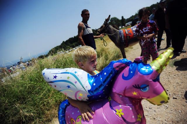 Косьба на сербской горе Раяц