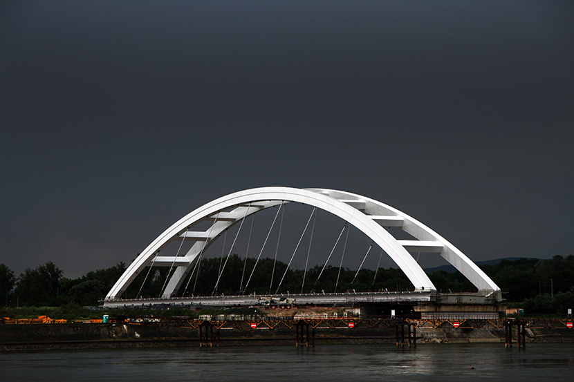 Тучи над Нови-Садом в начале июня 2016 г. 