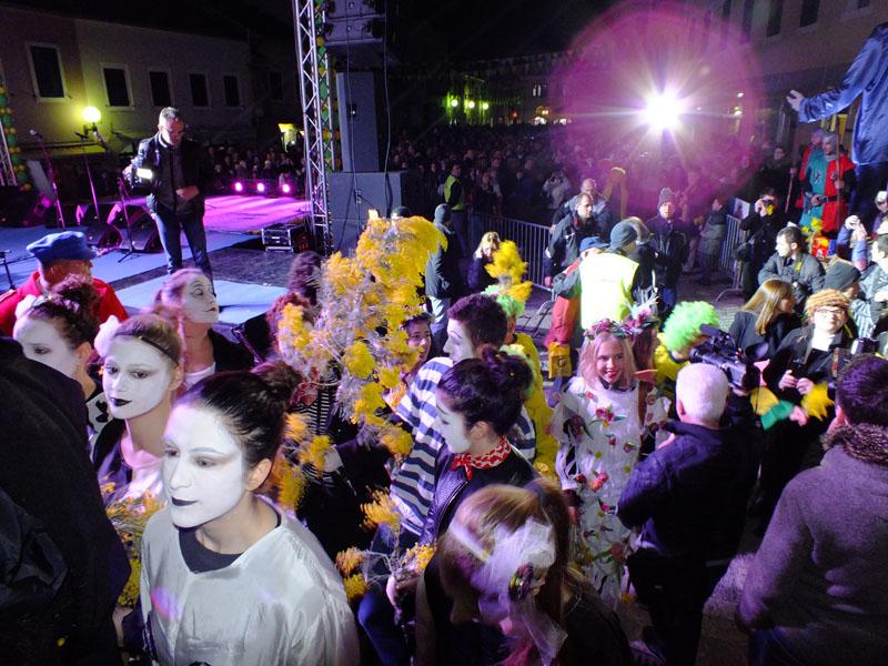 Открытие 47-го Праздника мимозы в Херцег-Нови в феврале 2016 г.