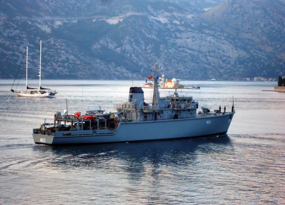 Корабли НАТО в Бока-Которской бухте