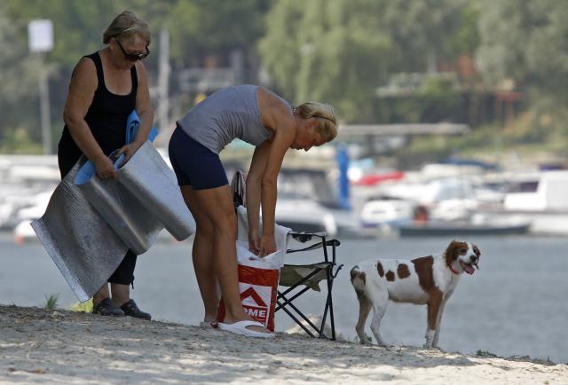 Пляж "Штранд" в сербском Нови-Саде. Фото: TANJUG, Jaroslav Pap Пляж "Штранд" в сербском Нови-Саде