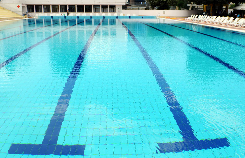 Белградский спорткомплекс "Ташмайдан" в июне 2016 г. 