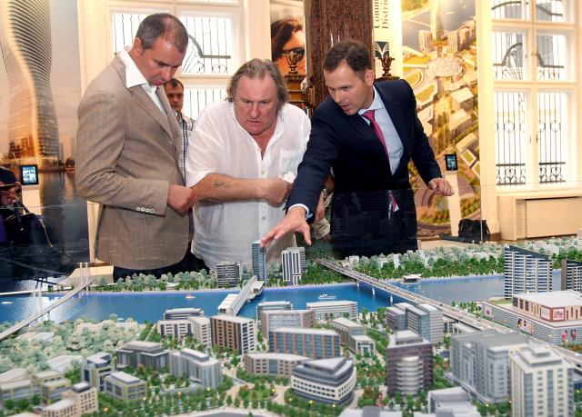 Жерар Депардье в Белграде