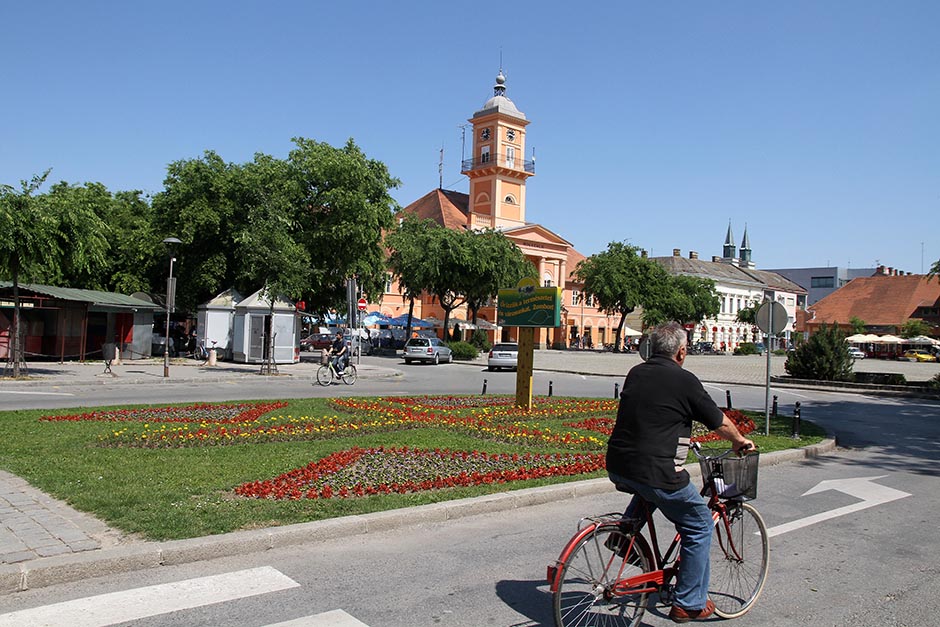 Солнечный день в сербском Сомборе