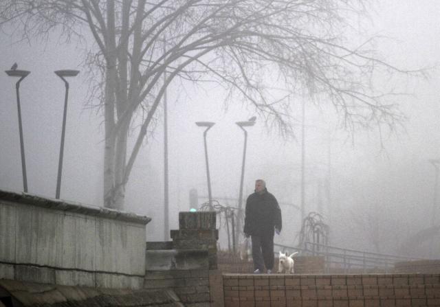 Туман в Сербии