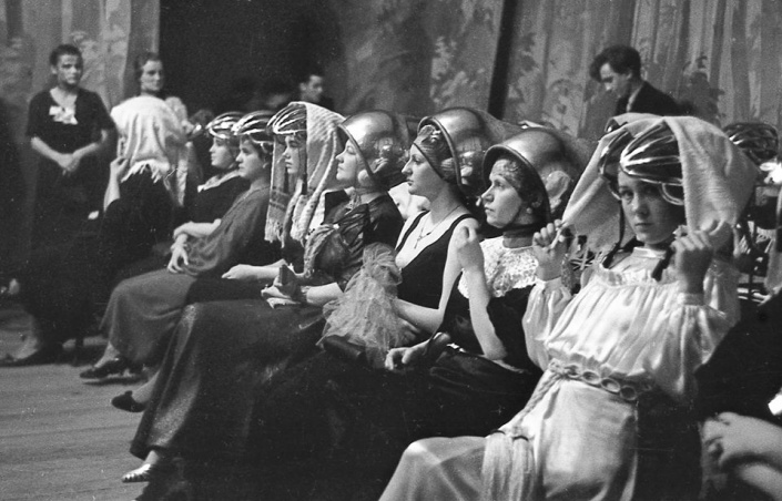 Фотография международного конкурса дамских причесок в Белграде, 1936 г. Фото: Facebook, Muzej grada Beograda
