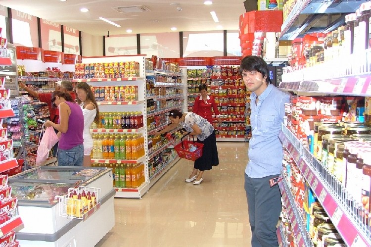 Супермаркет в Жабляке. Фото: Vijesti.me, Obrad Pješivac