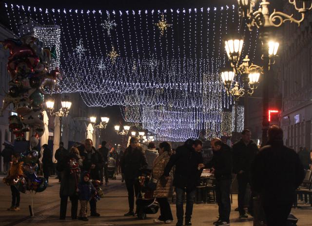 Новогодний стиль Нови-Сада