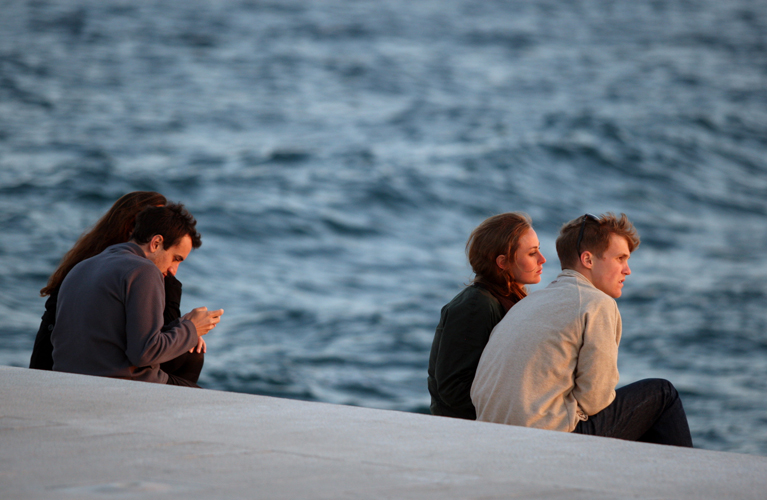 Закат в Задаре