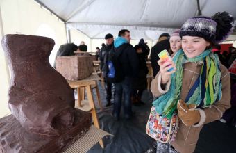 Первый фестиваль шоколада в Осиеке