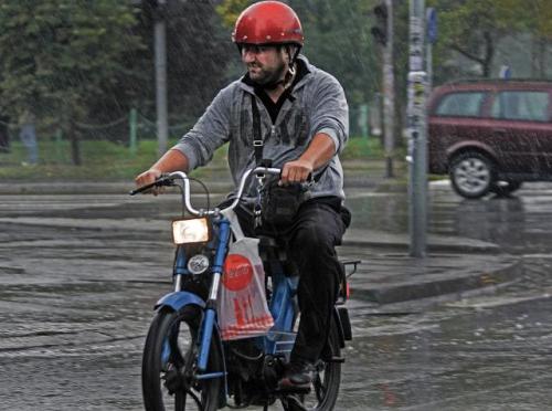 Дождливый день в Нови-Саде